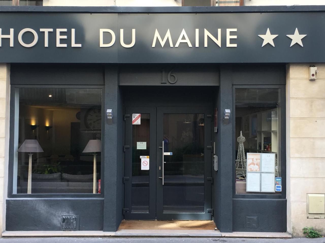 Hotel Du Maine Paříž Exteriér fotografie